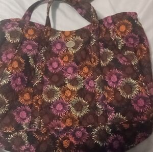 Mona B Multicolor Floral Tote Bag